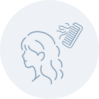 髪密度などの測定画面