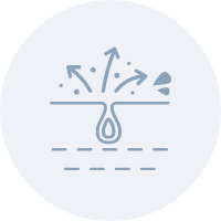 皮脂量の測定画面